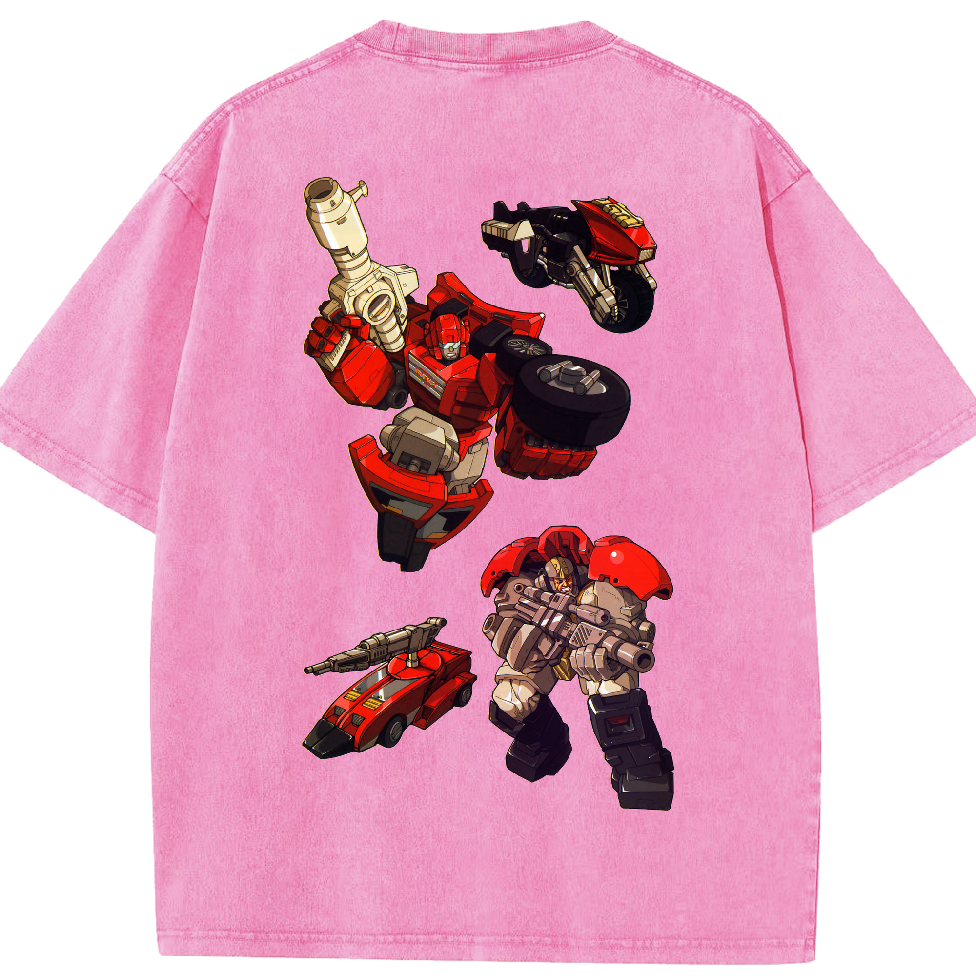 （画像用）  綿100% ヴィンテージ風 半袖Tシャツ（背面プリント）